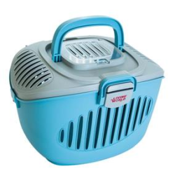Living World Paws 2 Go Small Pet Carrier Blue|