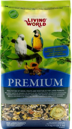 Living World Premium Large Parrot Mix 1.7kg|