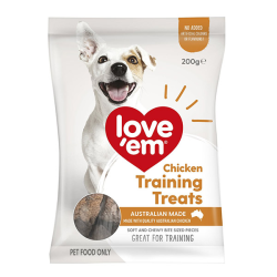Love Em Chicken Training Treats 200g|