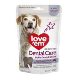Love Em Grainfree Dental Care Sticks 5 Pack 145g|