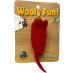 One Pet Planet Wooly Fun Play Mouse 7cm Cat Toy|