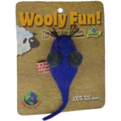 One Pet Planet Wooly Fun Whiska Mouse 6cm Cat Toy|
