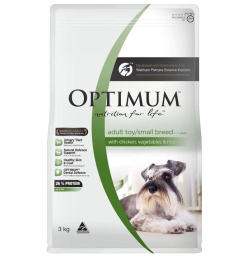 Optimum Adult Small Breeds Dogs Chicken, Vegetable & Rice 3kg|