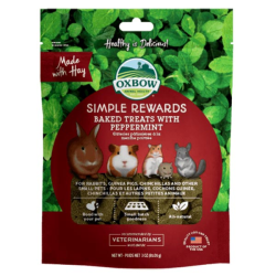 Oxbow Simple Rewards Baked Treats with Peppermint 80g|