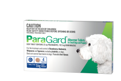 Paragard Allwormer for Small Dogs & Puppies 4 Pack|