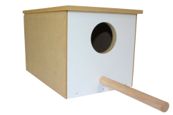 Wooden Small Parrot Nest Box|
