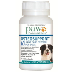 PAW Osteosupport Joint Care Powder For Dogs 80 Capsules|