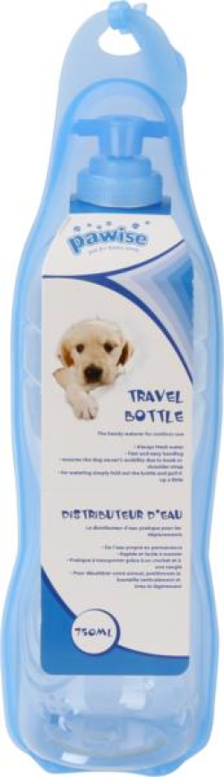 PaWise Pet Travel Bottle Water Dispenser 750mL|