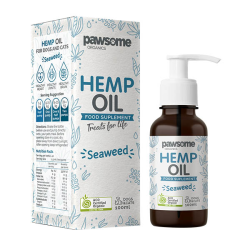 Pawsome Organics Hemp Oil & SEAWEED Food Supplement 100ml|