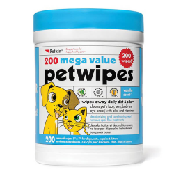 Petkin Pet Wipes Mega Value 200pk|