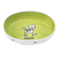 Petrageous Silly Kitty Cat Bowl 6.25|