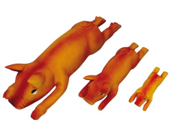 Prestige Pet Squeaky Latex Piglet 25cm|Size difference