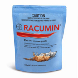 Bayer Racumin Paste 500g (50 x 10g Bait Sachets)|