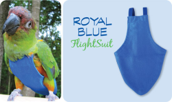 Flight Suit Bird Diaper - Large, Royal Blue|