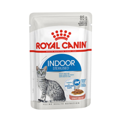 Royal Canin Indoor in Gravy Pouch 85g|