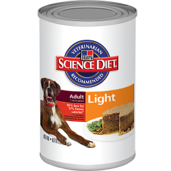 Science Diet Adult Light with Liver 370g Tin|