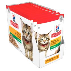 Science Diet Kitten Tender Chicken Dinner Box 12 x 85g|