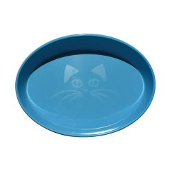 Scream Oval Cat Bowl 300ml Loud Blue|
