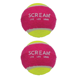 Scream Sponge Tennis Ball Dog Toy Small|