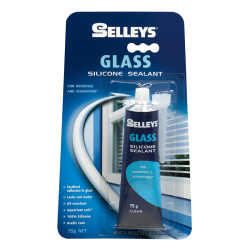 Selleys Aquarium Glass Silicone Sealant Glue 75g|