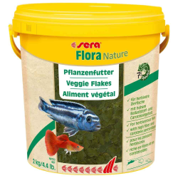 Sera Flora Nature Veggie Flakes 2kg / 10L|