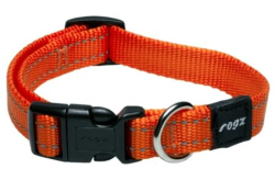 Rogz Utility Snake Collar Orange|