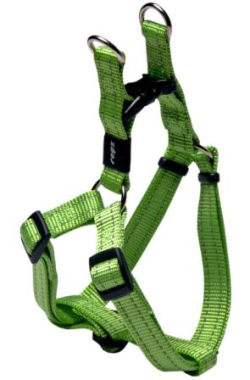 Rogz Snake Step-In Harness Lime|