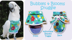 Avian Fashions Snuggie Bubbles & Blooms Wide / Wide Plus|