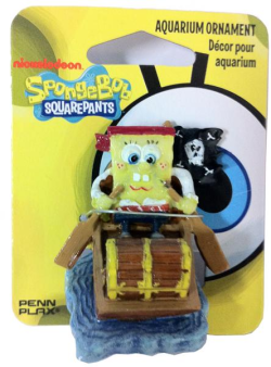 Spongebob Squarepants In Row Boat Ornament|