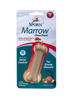 Sporn Marrow Chew Bone Peanut Butter Extra Small|