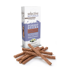 Supreme Selective Naturals Forest Sticks Guinea Pig Treat with Blackberry & Chamomile 60g|