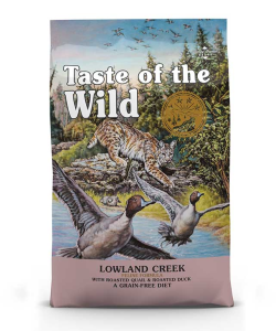 Taste of the Wild Lowland Creek CAT Formula with Roasted Quail & Roasted Duck 6.6kg|