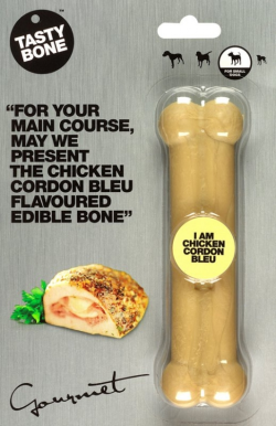 Tasty Bone Gourmet Edible Chicken Cordon Bleu Flavour|