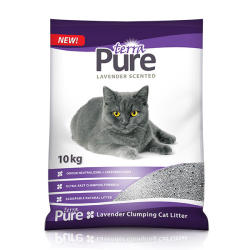 Terra Pure LAVENDER Clumping Cat Litter 10kg|