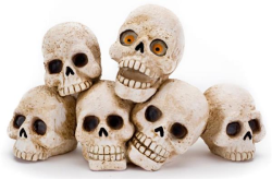 The Swimming Dead Zombie Skulls Ornament|