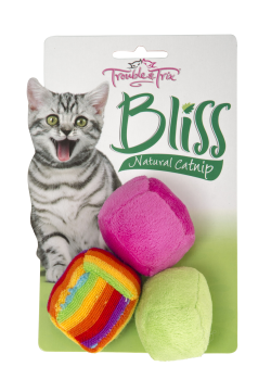 Trouble & Trix Bliss Balls 3 Pack Cat Toy|