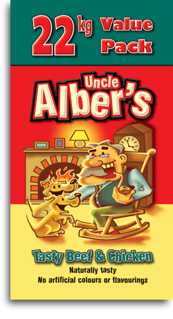 Uncle Albers Dog Food 22kg|