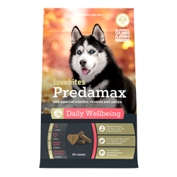 Vetafarm LoveBites Predamax Dog Daily Wellbeing 60 Chews|