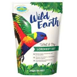 Vetafarm Wild Earth Wet & Dry Lorikeet Diet 2kg|