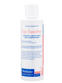 Virbac Epi Soothe Oatmeal Cream Rinse and Conditioner 237mL|