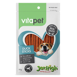 Vitapet JerHigh Duck Sticks 80g|