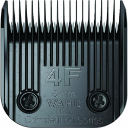 Wahl Ultimate Competition Clipper Blade Set #4F Size 8mm Black|