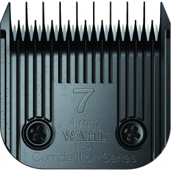 Wahl Ultimate Competition Clipper Blade Set #7 Size 4mm Black|