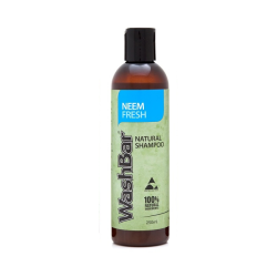 WashBar 100% Natural Shampoo Fresh Neem 250mL|