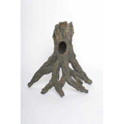 Water Works Mahogony Stump with Roots Ornament|