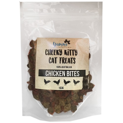 Yummi Pet Cat Treats Chicken Bites 150g|
