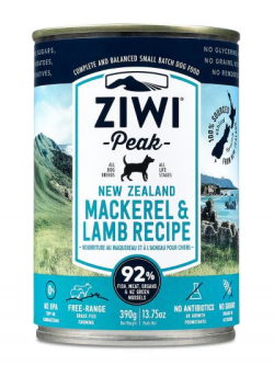 Ziwi Peak Dog Can Mackerel & Lamb 390g|