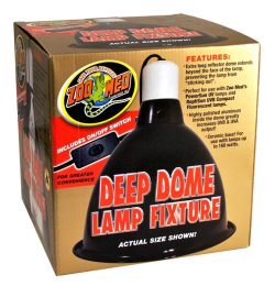 Zoo Med Deep Dome Lamp Fixture|