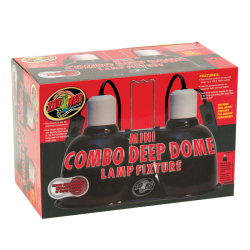 Zoo Med Mini Combo Deep Dome Lamp Fixture|