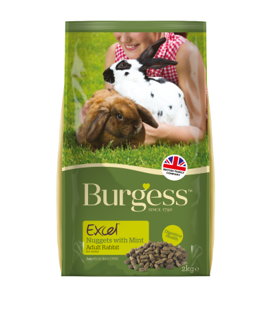 g Pet-367551 Burgess Excel Adult Rabbit Nuggets With Mint